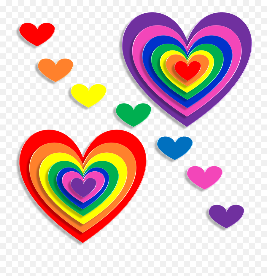 Free Image On Pixabay - Hearts Love 3d Valentineu0027s Day Corazones De Colores Png Emoji,Ro Emoticons