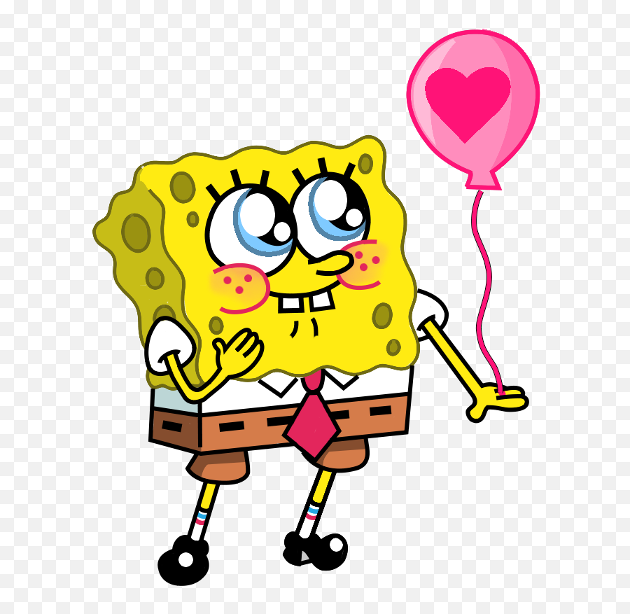 Download Scared Spongebob Png Image - Spongebob Squarepants In Love Emoji,Spongebob Emojis