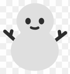 Emoji U26c4 - Snowman Emoji Google,Snowman Emoji