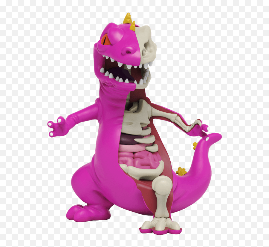 The Toy Chronicle Purple Reptar Xxray By Jason Freeny X - Toy Reptar Emoji,Stabby Emoji