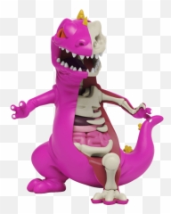 The Toy Chronicle Purple Reptar Xxray By Jason Freeny X - Toy Reptar Emoji,Stabby Emoji