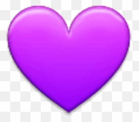 Apple Ios - Purple Heart Transparent Background Emoji,Samsung Emoji