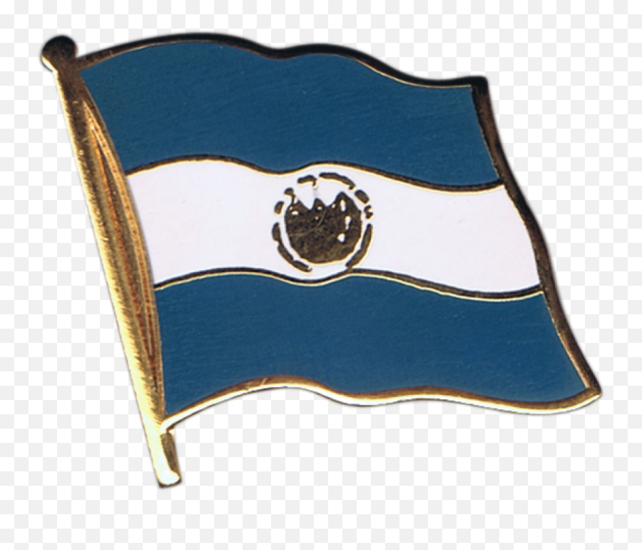 El Salvador Flag Pin Badge - Transparent Background Russian Flag Pin Emoji,El Salvador Flag Emoji