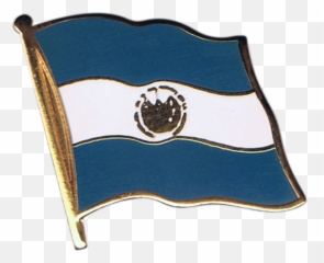 El Salvador Flag Pin Badge - Transparent Background Russian Flag Pin Emoji,El Salvador Flag Emoji