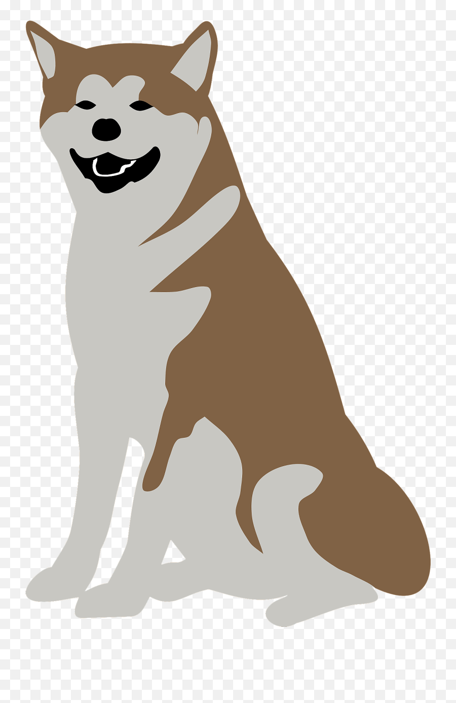 Malamute Dog Clipart Free Download Transparent Png Creazilla - Alaskan Malamute Emoji,Siberian Husky Emoji