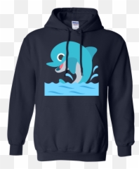 Dolphin Emoji Hoodie U2013 Wind Vandy - Huey Freeman Hoodie,Dolphin Emoji
