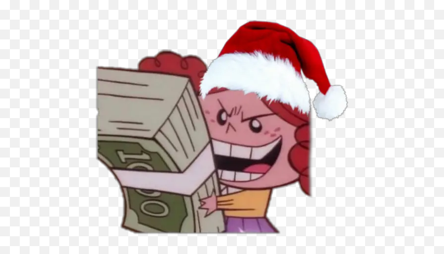 Navidad - Powerpuff Girl Rich Girl With Money Emoji,Mrs Claus Emoji