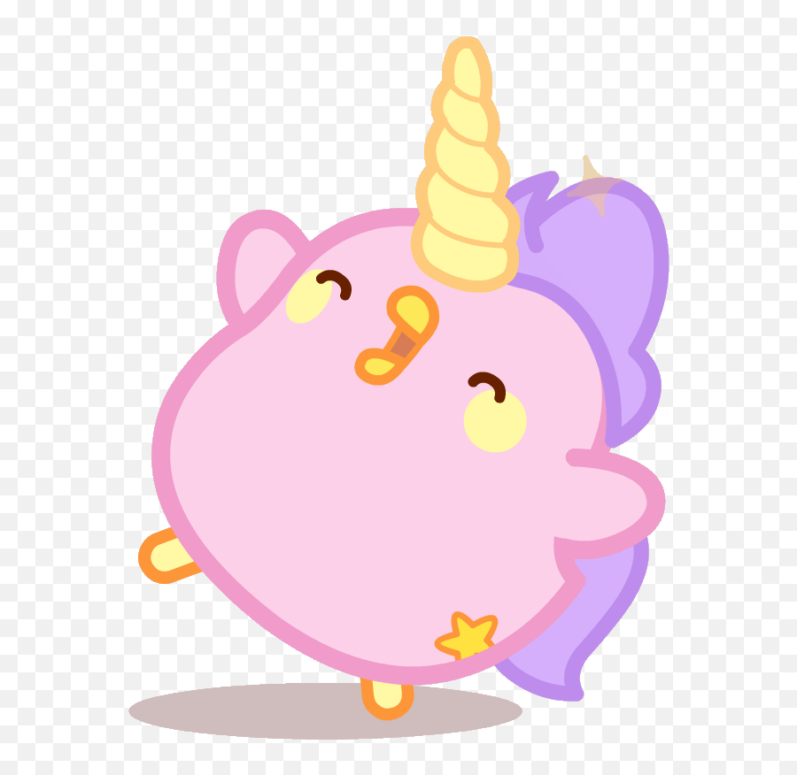 Molang Molang Wallpaper Cute Stickers - Molang Unicorn Piu Piu Emoji,Patrick Star Japanese Emoticon