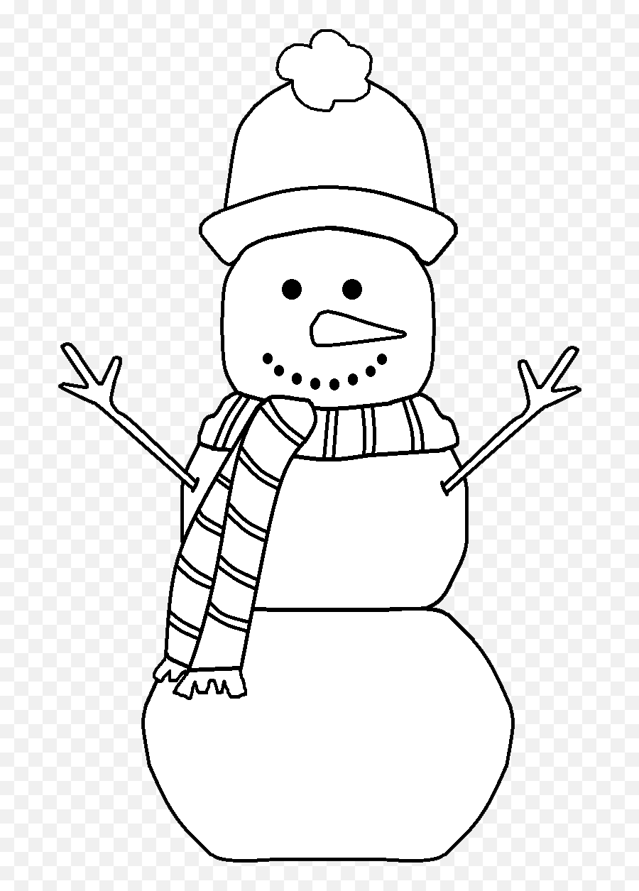 Graphics By Ruth - Snowmen Cartoon Snowman Black Background Emoji,Emoji Art Free Neck Scarvesclipart