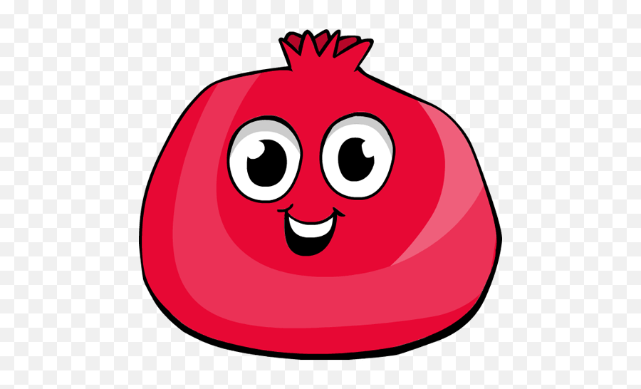 Cartoon Pomegranate Clipart - Pomegranate Clipart Gif Emoji,Elmer Fudd Emoticon For Facebook