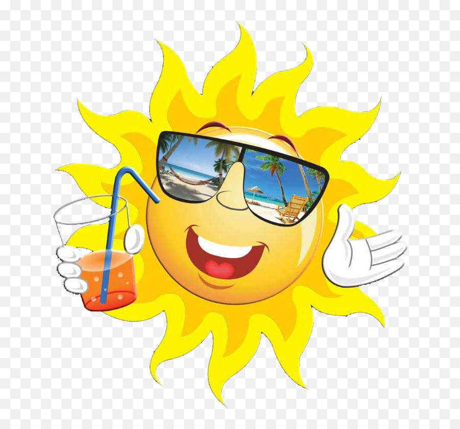 Las Vegas Pool Cleaning Repair - Cartoon Sun With Face Emoji,Vegas Emoticon
