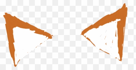 Fox Ears Png - Fox Filter Ears Puppy Cat Triangle Fox Ears Png Emoji,Emojis Snapchat Puppy