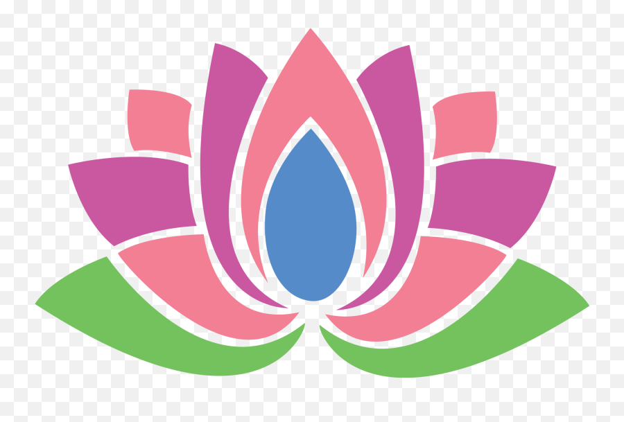 Transparent Lotus Flower Symbol - Novocomtop Hindu Lotus Designs Png Emoji,Yoga Nameste Emoticon