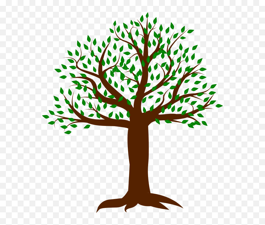 Spring Tree With Leaves Free Svg File - Estaciones Del Año Png Emoji,Emoji Svg Tree