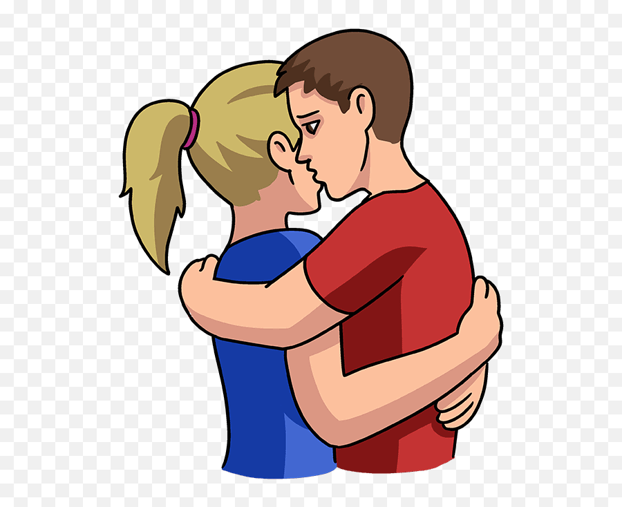How To Draw A Hug - Really Easy Drawing Tutorial Step By Step Drawing Of People Hugging Emoji,Hugging Cute Emojis