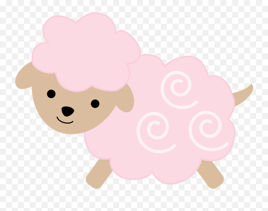 Lamb Sheep Clip Art - Girly Emoji,Pink Sheep Emoticon