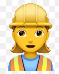Woman Construction Worker - Female Construction Worker Emoji,Construction Emoji