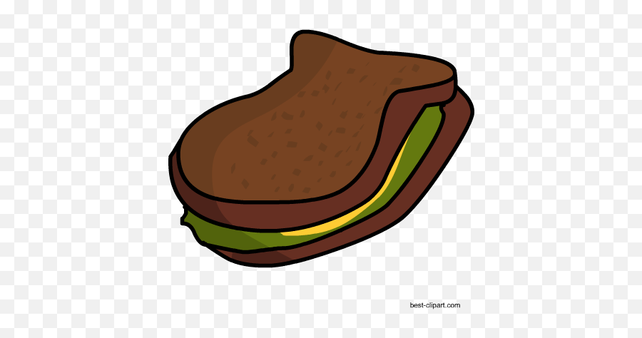 Free Healthy And Junk Food Clip Art - Hamburger Bun Emoji,Food Emoji Cklipart