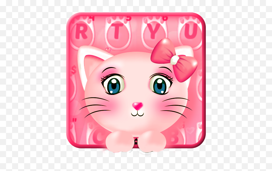 Cute Kitty Love Keyboard Theme Apk - Girly Emoji,Kitty Emoticons Samsung