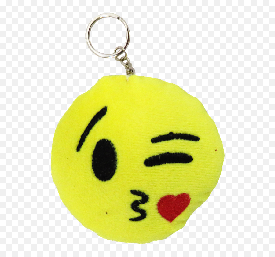 Emoticon Plush Key Chain - Happy Emoji,Chain Emoticon