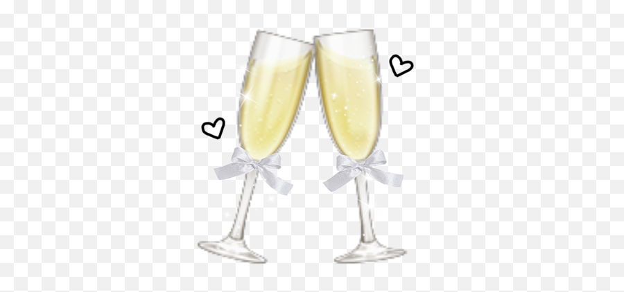 83872542 Bygmo Emoji,Clinking Champagne Emoji
