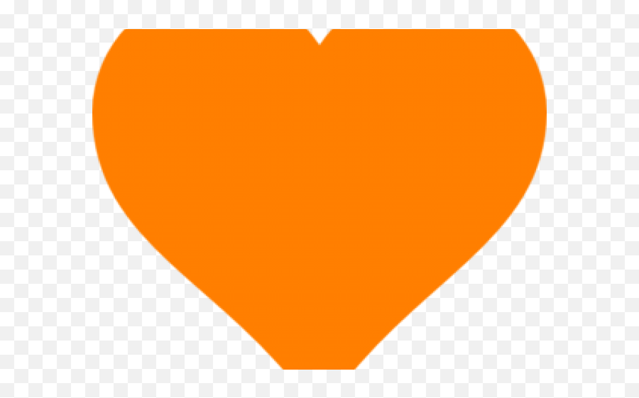 Heart Clipart Orange - Heart Pumpkin Stencil Free Png Orange Heart Png Transparent Emoji,Emoji Pumpkin Stencil