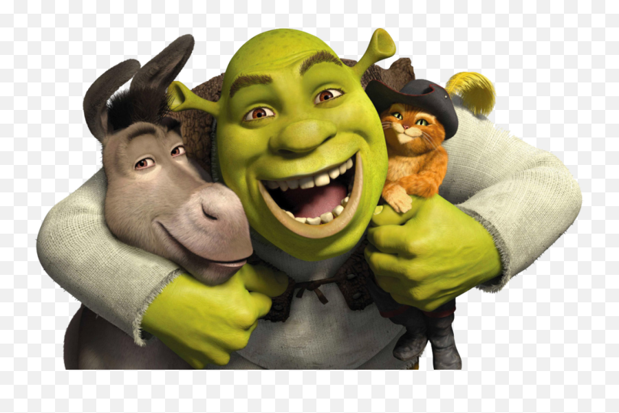 Shrek And Friends - Shrek Donkey And Cat Emoji,Shrek Emoji