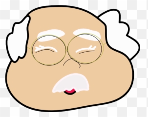 White Old Man Clipart I2clipart - Royalty Free Public Emoji,Girl Grandpa Emoticons