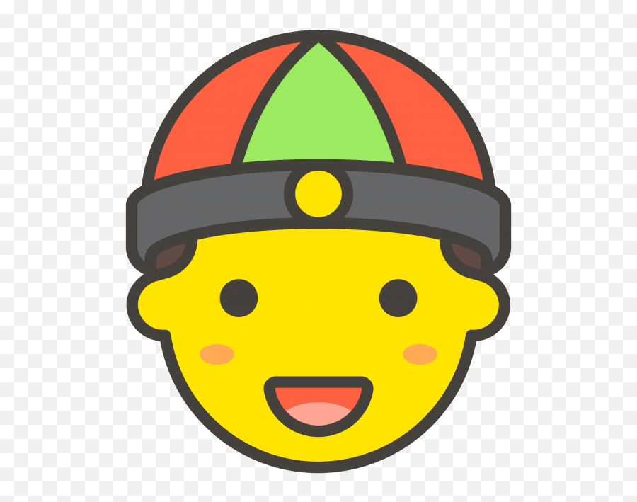 Man With Chinese Cap Emoji Png Transparent Emoji,Hat Emoji