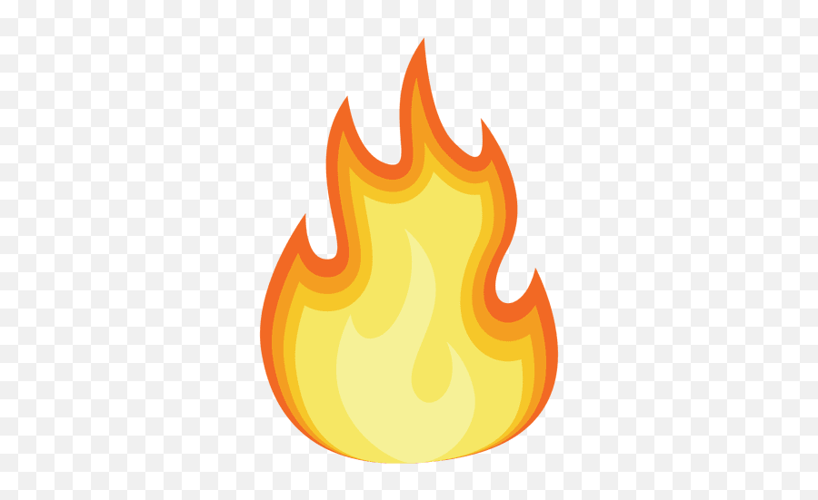 Flame Gradient Cartoon Illustration Cartoon Illustration Emoji,Fire Emoji Vector