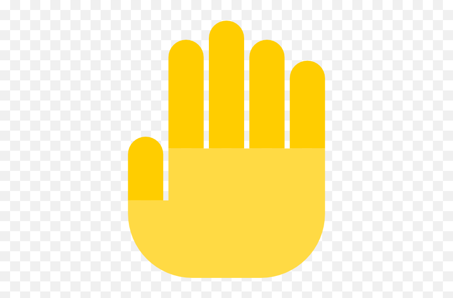 Wait Stop Hand Open Hand Gestures Finger Icon Emoji,Stop Hand Signal Emoji