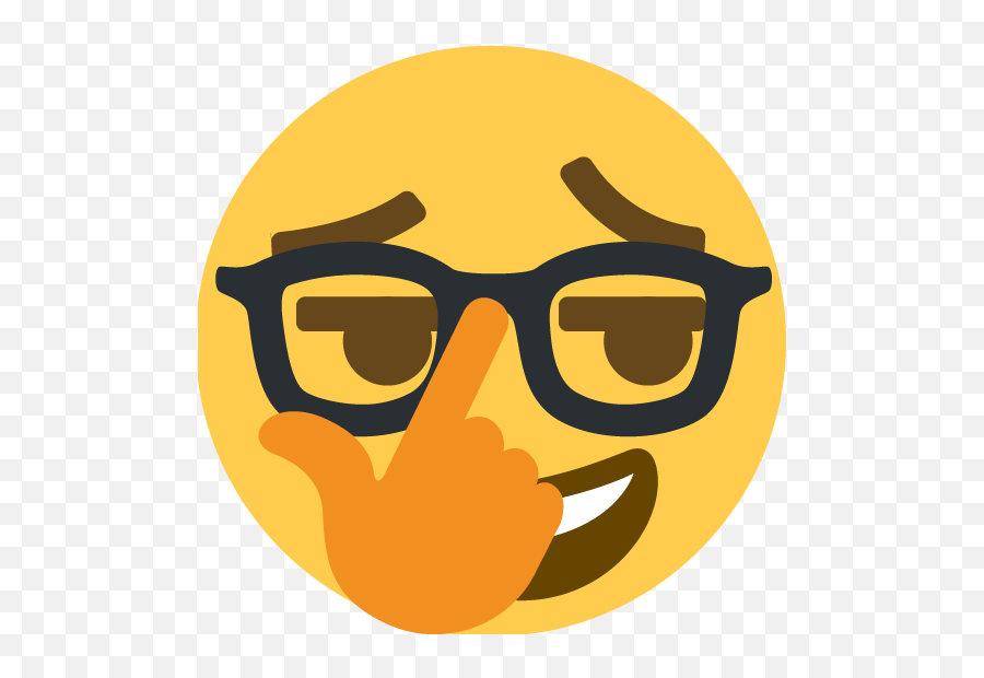 Anime Glasses Discord Emoji,Nerd Emoji