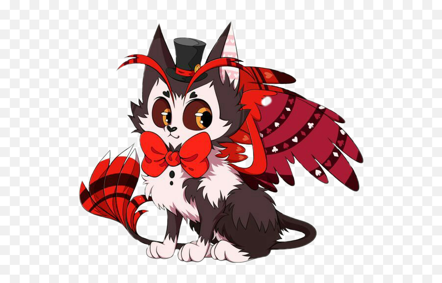 Husk Hazbinhotel Vivziepop Cat Sticker Emoji,Husk Emoji