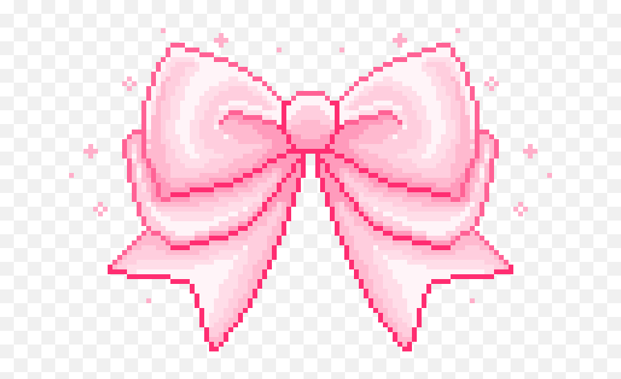 Anime Pixel Art - Transparent Pink Cute Gif Emoji,Bowing Emoji Gif