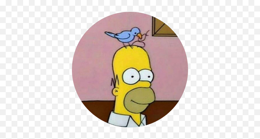 Homer Homersimpson Simpsons Cartoon - Homer Grooming Bird Emoji,How To Make Homer Simpson Emoticons