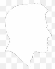Childrenu0027s Faces Clip Art - Png Download Full Size Clipart Profile White Man Silhouette Emoji,Emotions Silhouette Children