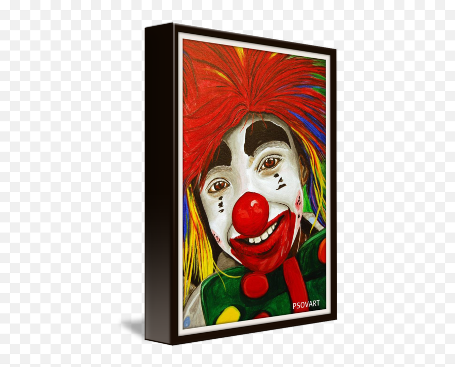 Kid Clowns Painting - Kid Clowns Emoji,Kid Emotion Wall