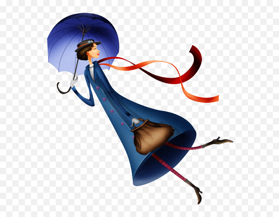Kite Clipart Mary Poppins - Mary Poppins Desenho Png Emoji,Mary Poppins Emoji