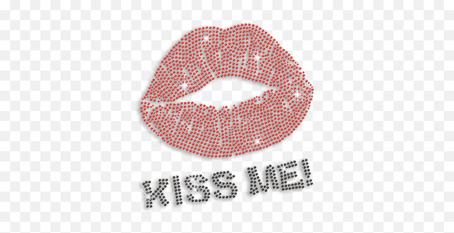 Kiss Me With Sexy Red Lips Iron - Dot Emoji,Emotion For Sexy