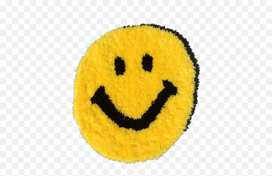 Rug Tufting - Wide Grin Emoji,Escapist Sock Emoticon