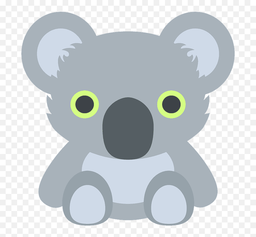 Cute Koala Bear Emoji Fleece Blanket - Emoji Koala,Bear Emoji
