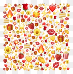Redandyellow Yellowandred Sticker Emoji,Rose Stars Lipdls Emoji
