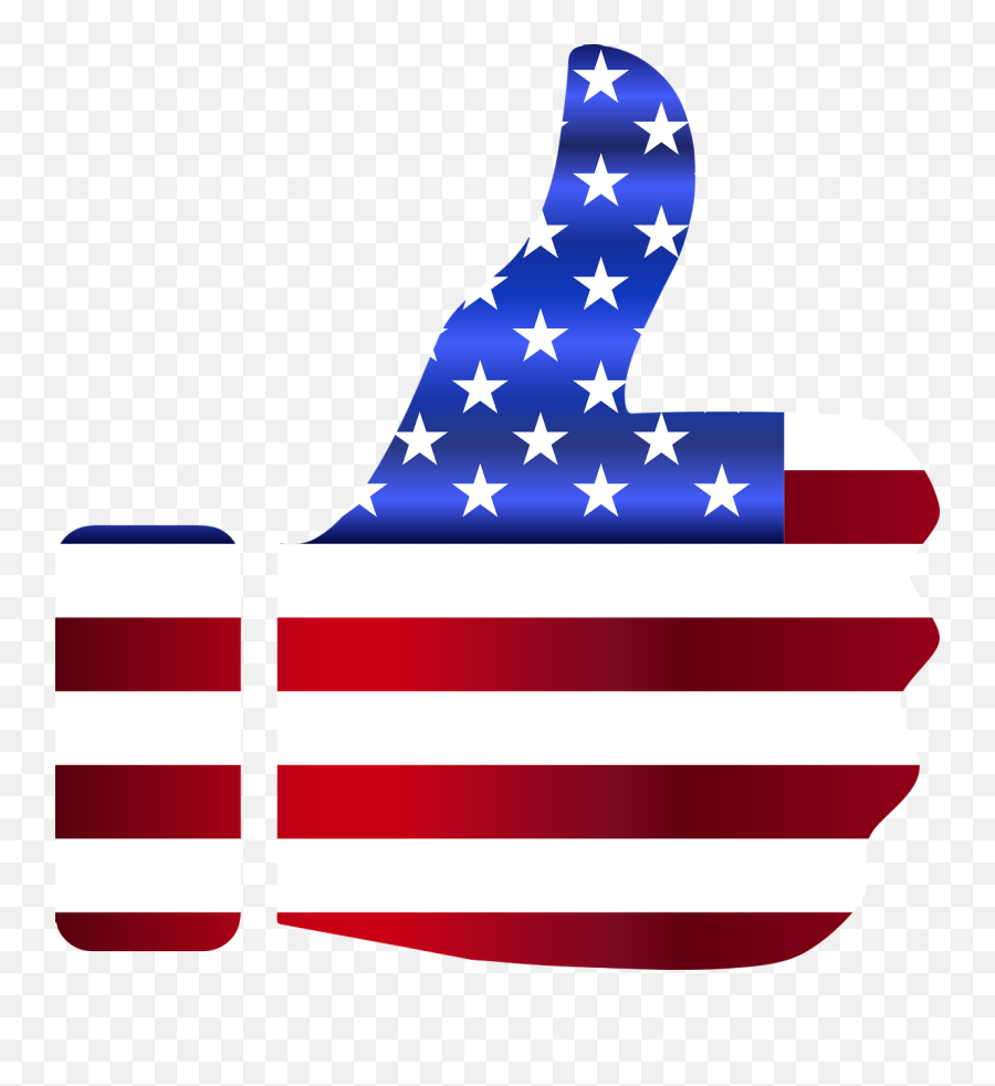 Nazi Vector Flag - American Flag Thumbs Up Emoji Clipart Clip Art The American Flag,Thumbs Up Emoji Png
