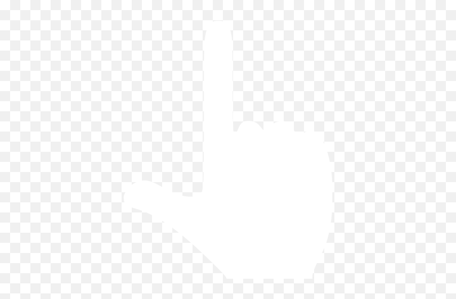 White Finger And Thumb Icon - Transparent White Hand Icon Png Emoji,Chopped Finger Emoticon