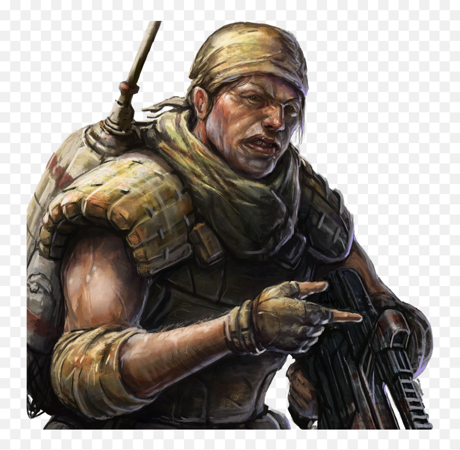 War Commander Rifleman Transparent Png - Free Download On Action Emoji,Emoticon Esquadrão Suicida