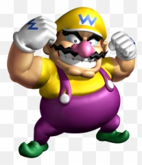 Wario Emoji,Wario Flexing Emoticon