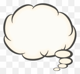 Thought Bubble Cartoon Speech Clipart - Clipartix Cloud Thought Bubble Black Background Emoji,Thinking Cloud Emoji