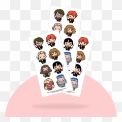 Allocacoc Powercube - Chibi Harry Potter Characters Emoji,Showing Emotions In Balls 3d Animation