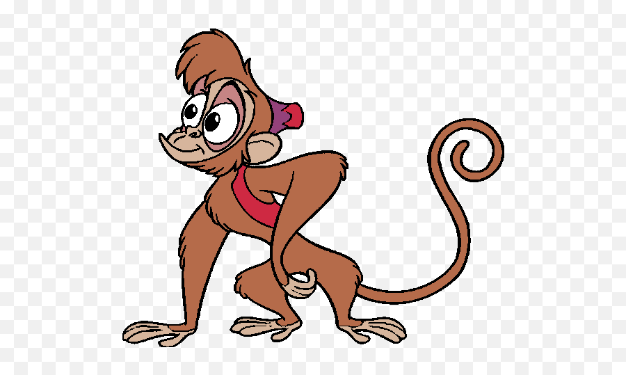 Disney Monkey Cartoon Characters - Abu Disney Emoji,Aladdin Monkey Emoji