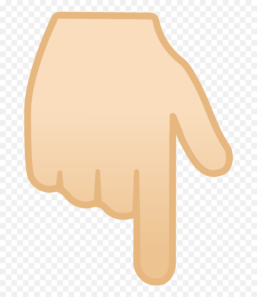 Hand With Index Finger Pointing Down - Pointing Down Emoji Png Transparent,Hand Poninting Emoticon